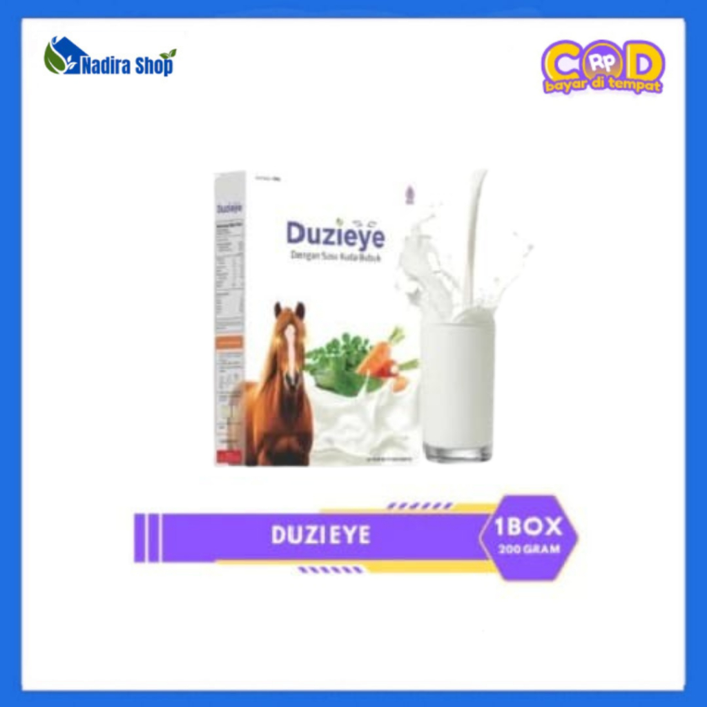 Duzi Eye - Susu Kuda Lombok Nutrisi Mata Bubuk 200 Gram