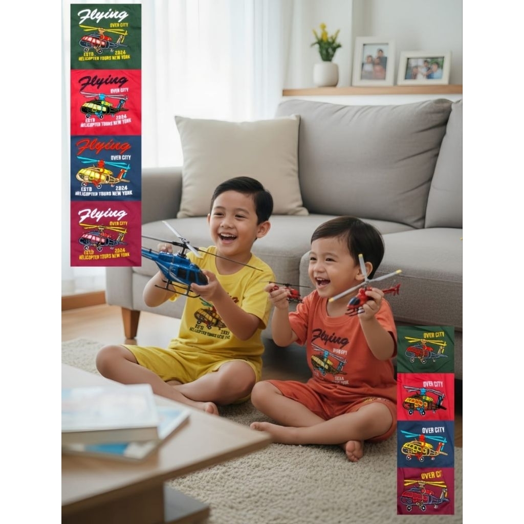 SETELAN ANAK LITTLE BOY 1-12 TAHUN