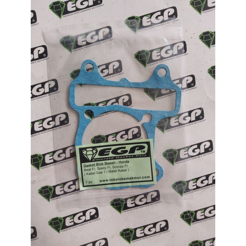 EGP Gasket Blok Bawah Beat Fi K25 2014, Scoopy Fi 20013-2015, Spacy Fi 2013-2018, Vario Fi Led 110 2