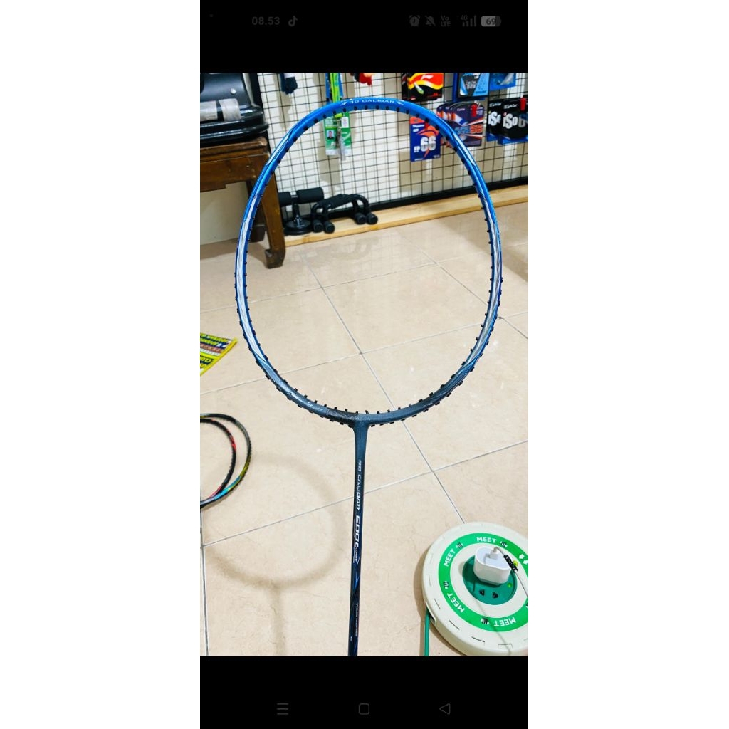 RAKET LINING 3D CALIBAR 600c BEKAS ORIGINAL