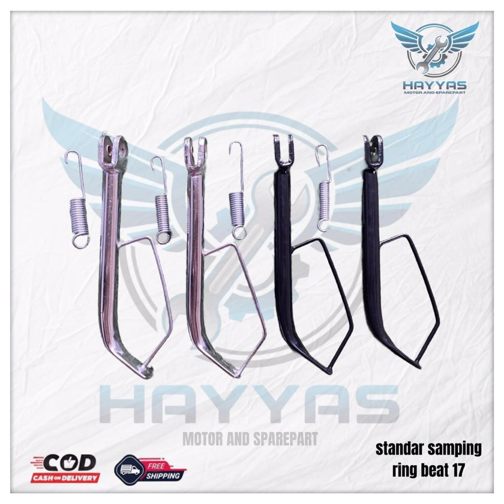 Standar Samping BEAT Ring 17 Standar Satu Beat Ring 17 Beat Scoopy Vario 125 Ring 17 Krom