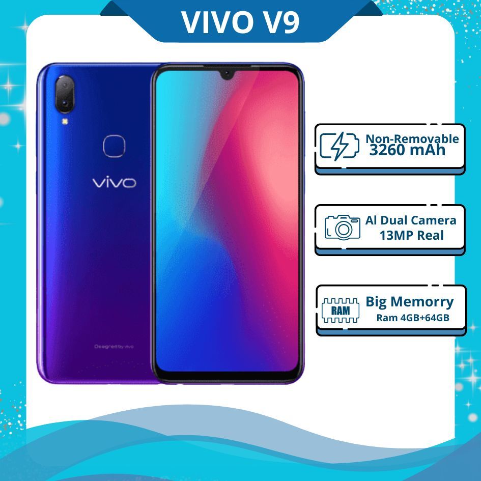Smartphone vivo V9 Ram 4GB+64GB original