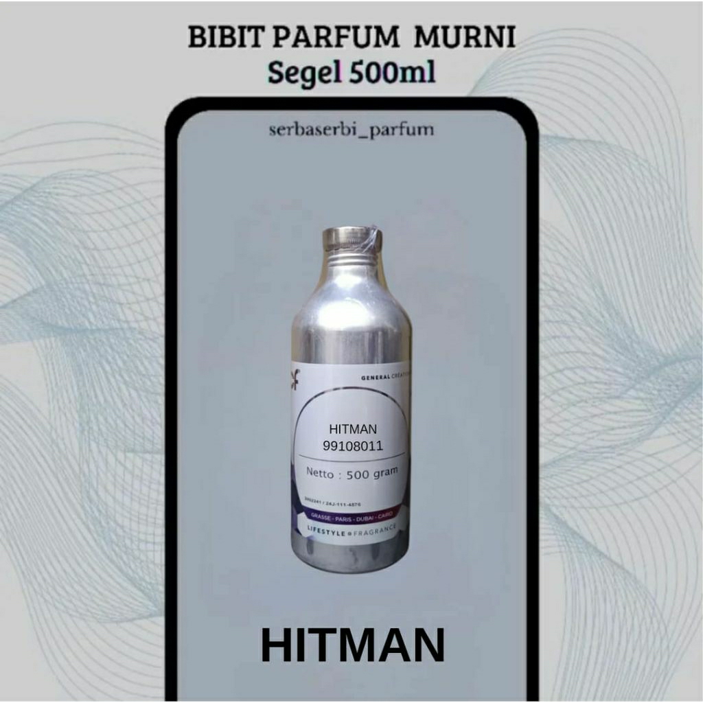 PARFUM HITMAN INSPIRED CH.212 MEN BY GCF 500ML SEGEL