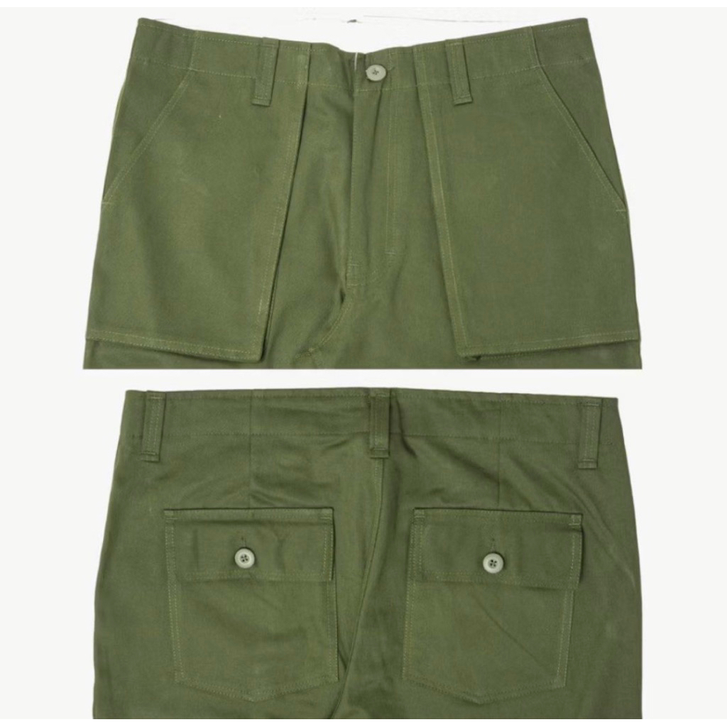 [2nd] Hegell Fatigue Pants Olive Green - Size 41