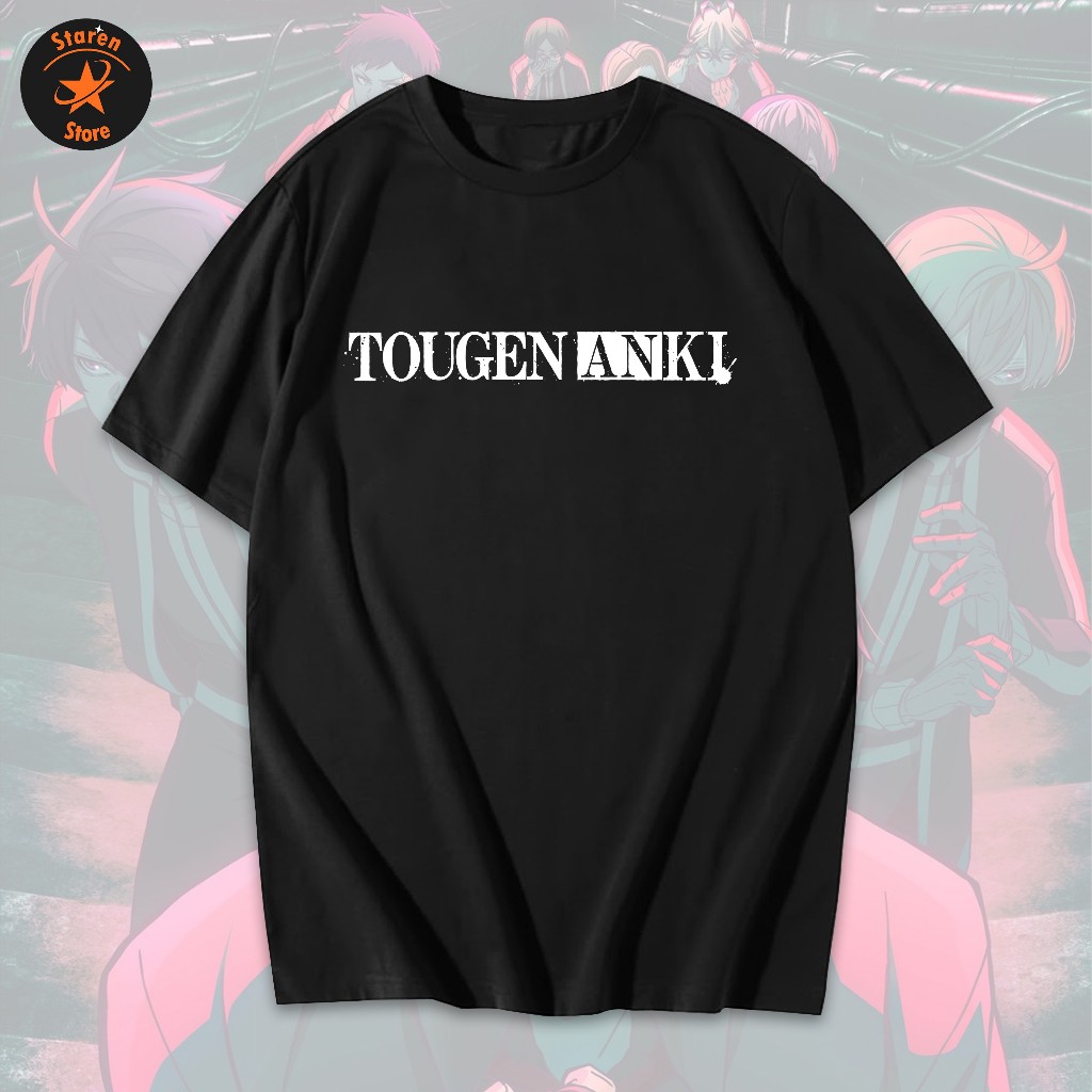Kaos Anime Tougen Anki Unisex Bahan Cotton Combed Premium Nyaman