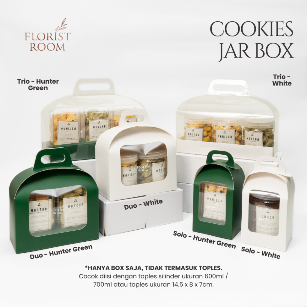 Cookies Jar SOLO - Cookies Jar DUO - Cookies Jar TRIO - Hampers - Gift Box - Box Kue