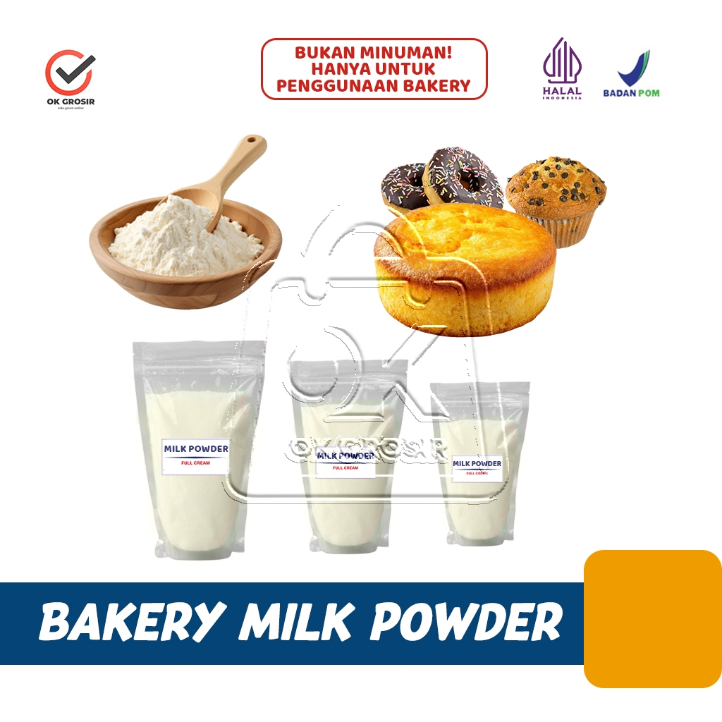 Susu Bubuk Premix Industri Kue Roti Bakery Full Cream Milk Powder (1 pcs)