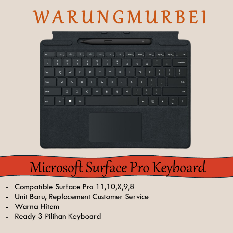 Microsoft Surface Pro Keyboard New Replacement