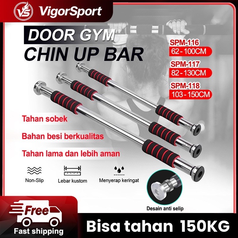 Sgr - Door Chin Up - Pull Up / Pull Up Bar /Chin Up / Alat fitness doorway door Bar Pull Up Bar