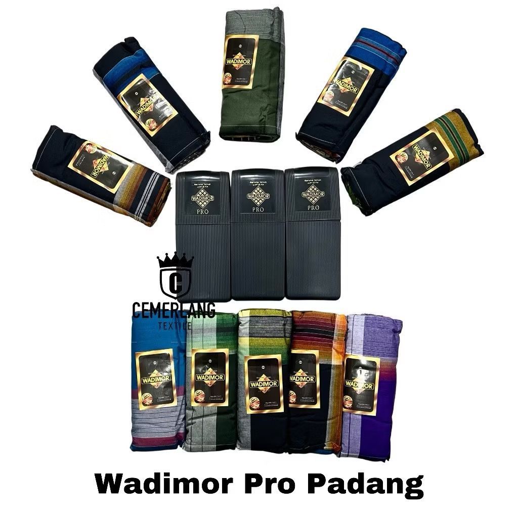 TELARIS Sarung Wadimor Pro + Box Dan Wadimor Standar Katun