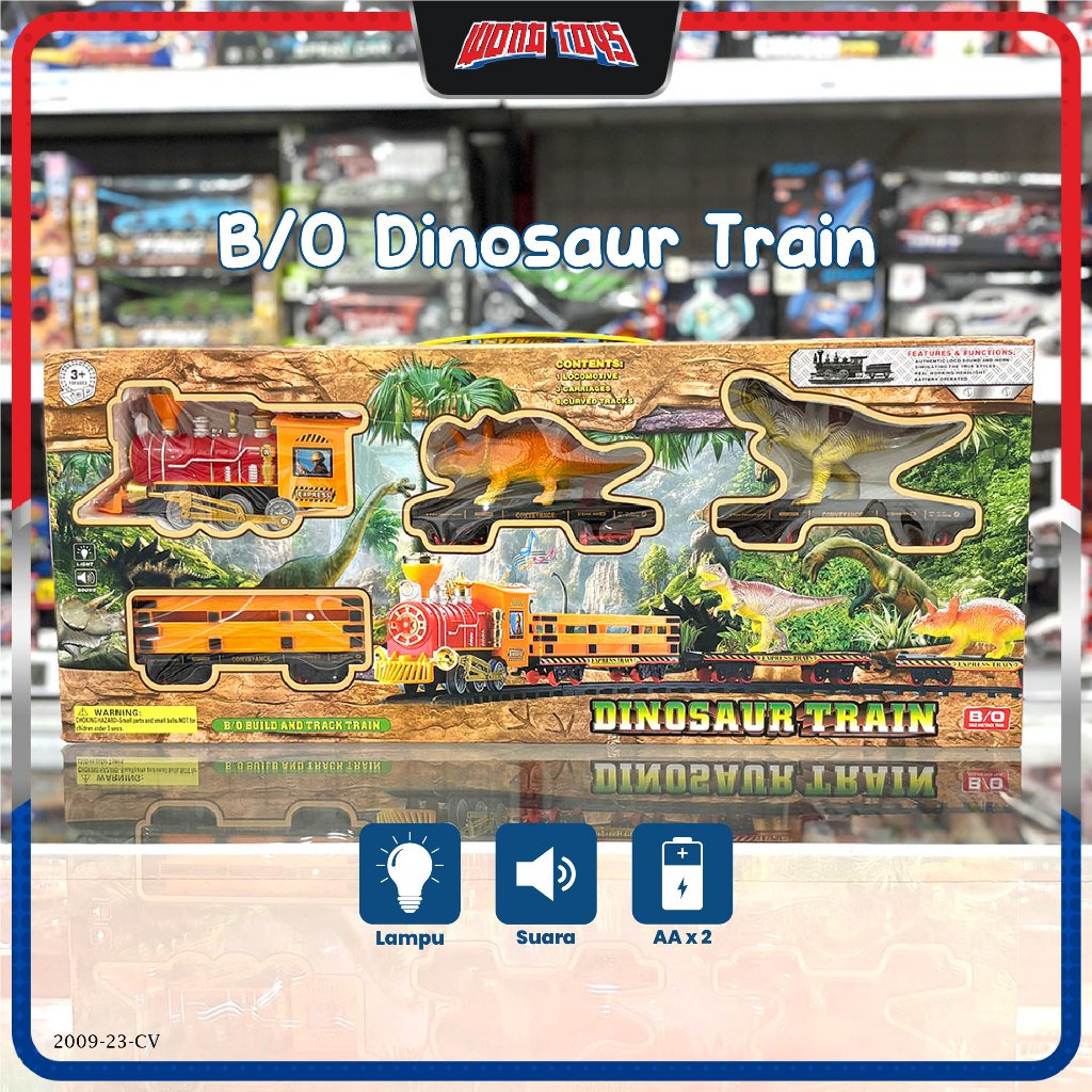 B/O Dinosaur Train (2009-23-CV) - Mainan Set Kereta Api Dinosaur Train