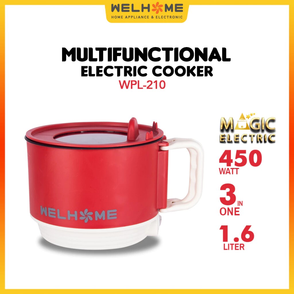 Welhome Cooking Pot WPL-210|Electric Cooking Pot