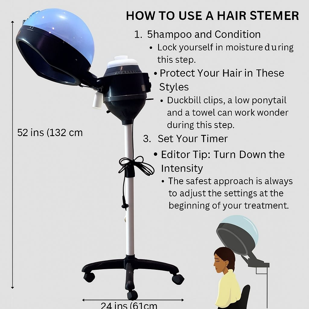 Steamer Rambut Ozone / Steamer Rambut / Hair Steamer / Steamer salon kecantikan Pengering Rambut Per