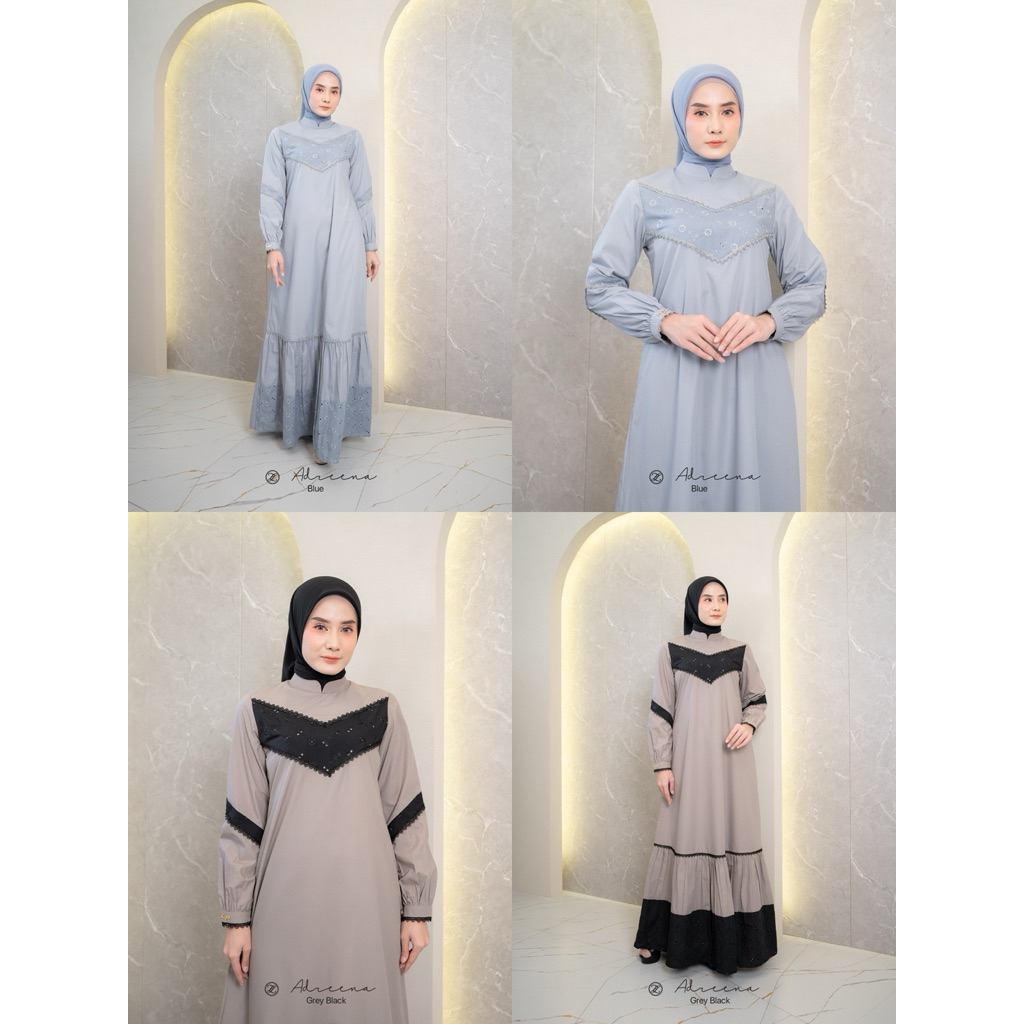 DRESS ADREENA SARIMBIT BY ZALIFA GAMIS LEBARAN