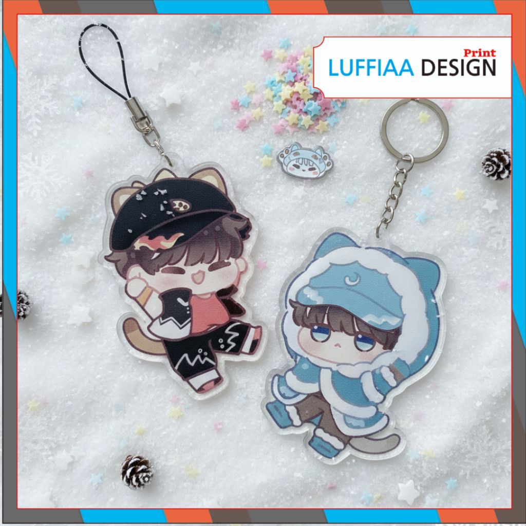 Gantungan kunci/Strap hp - gantungan hp Boboiboy | ganci Boboiboy | gantungan kunci Boboiboy | fanme