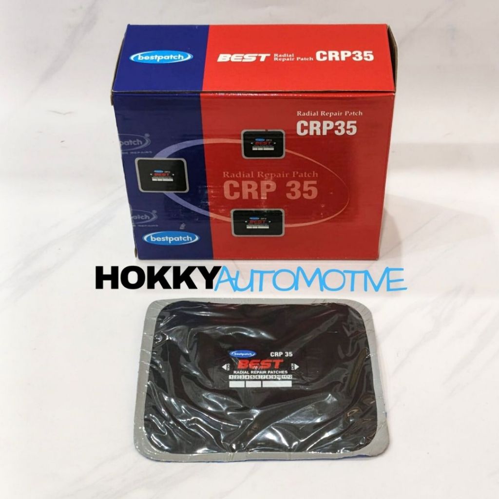 (SATUAN) tambal ban luar bestpatch CRP35 / bestpatch tambal ban luar CRP 35 150x125mm original
