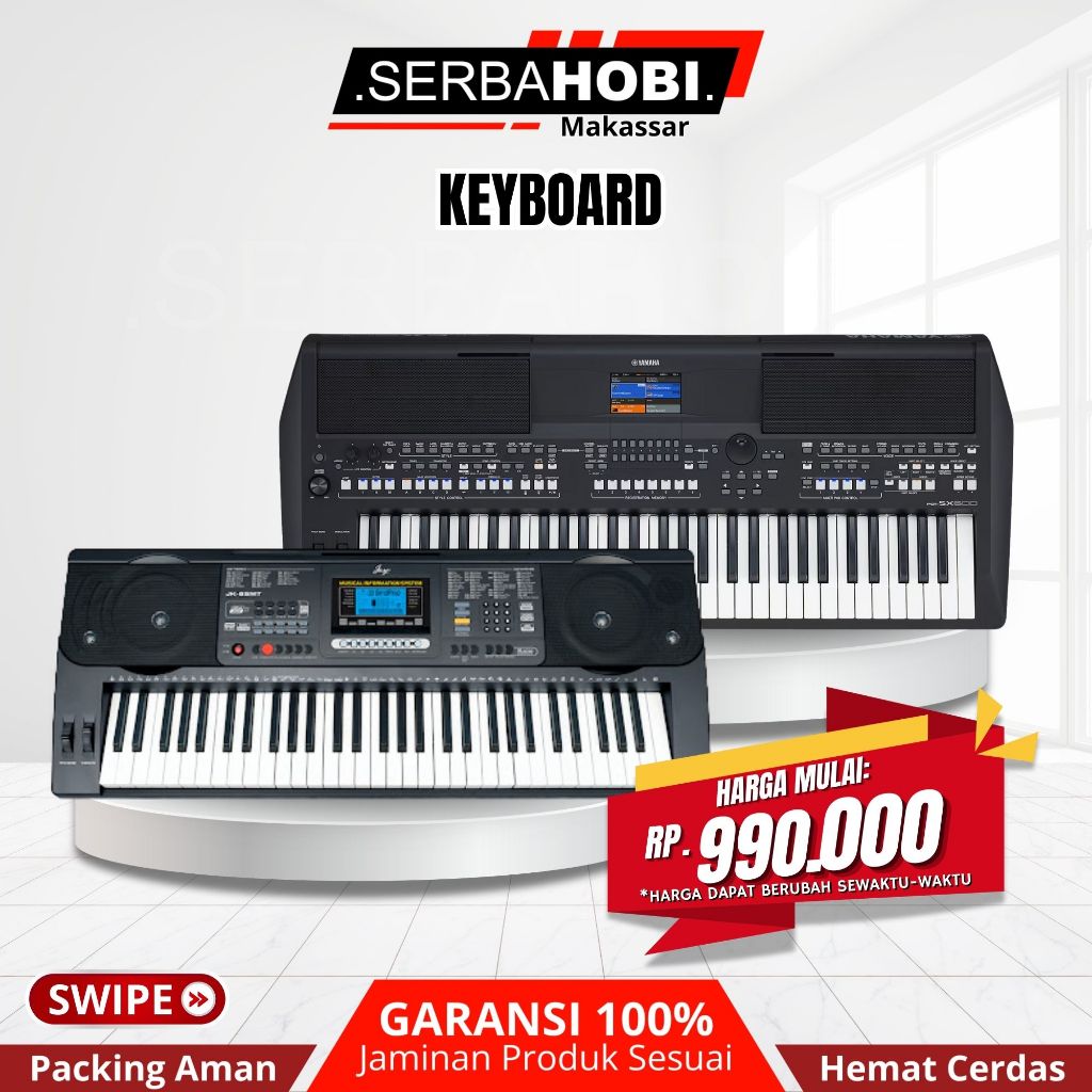 Aneka Keyboard / Keyboard Yamaha / Casio / Angelet / Benston Berkualitas Harga Terjangkau