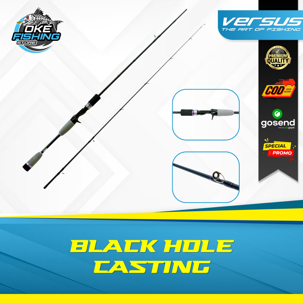 Joran Pancing Versus Black Hole 1.8M  –  Rod Casting Hollow Carbon Blank 10-20Lb – Jigging Surf Mons