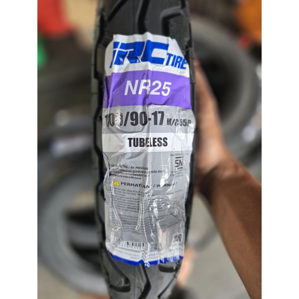 IRC 100/90-17 NR25 TUBLESS
