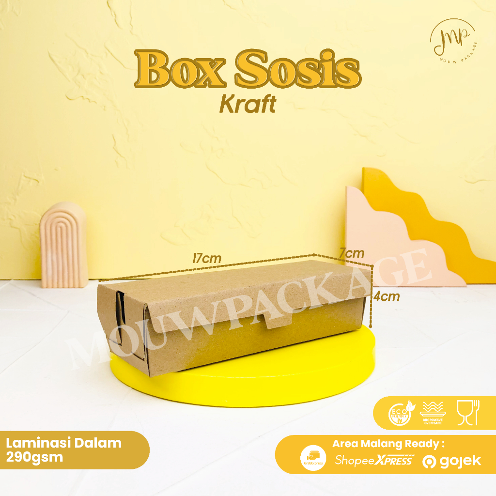 BOX SOSIS / BOX CORNDOG / TEMPAT SOSIS