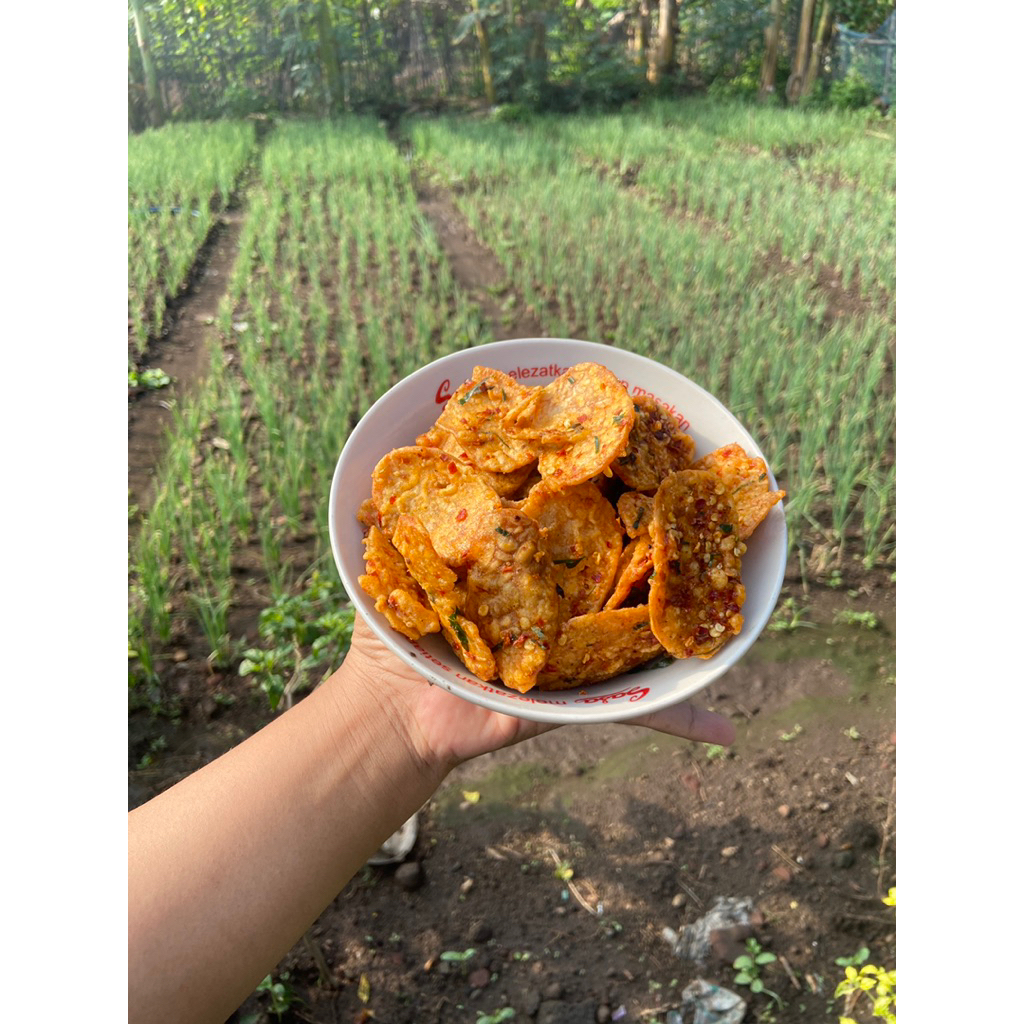 KERIPIK TEMPE PEDAS DAUN JERUK