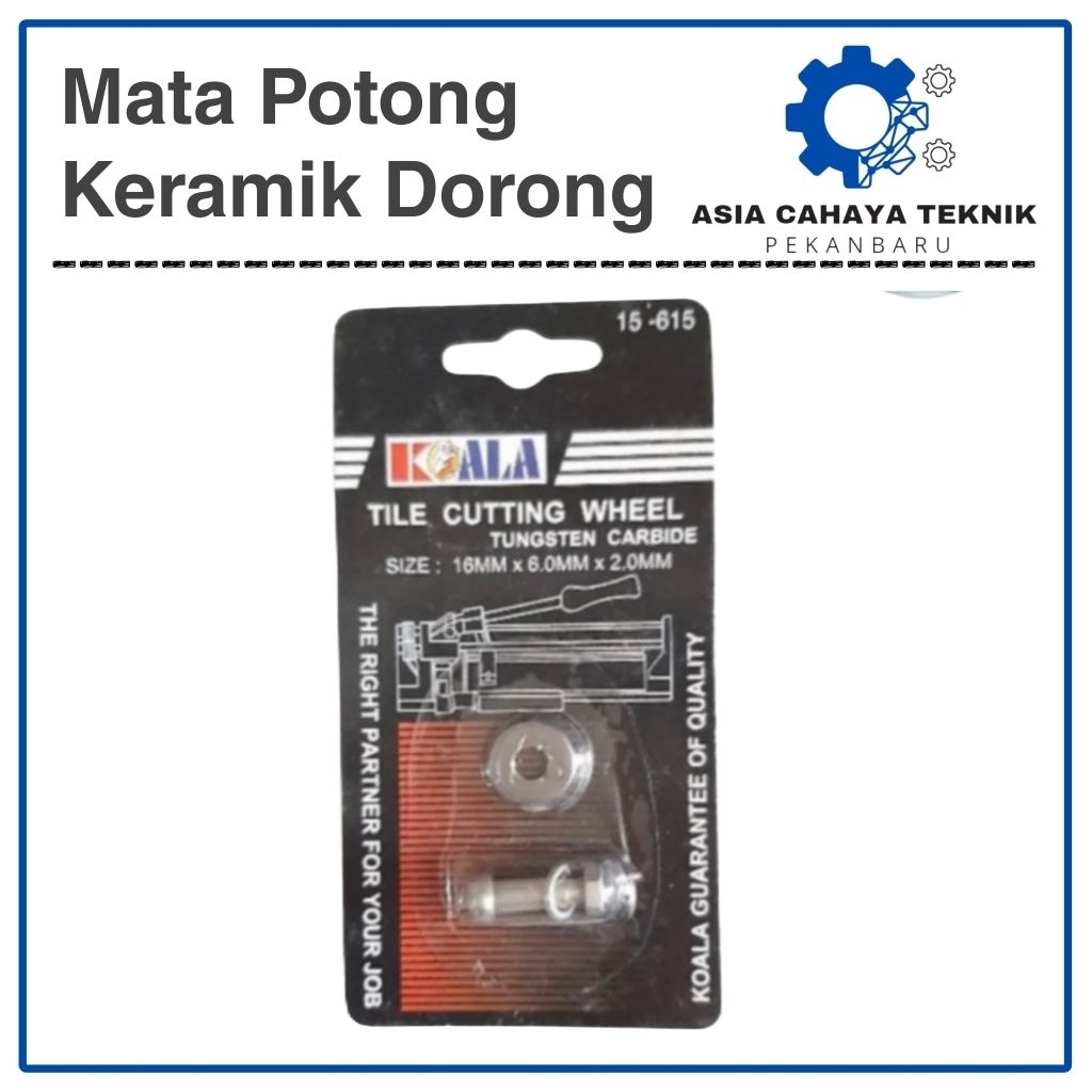 KOALA Tile Cutting Wheel Mata Pisau Potong Keramik Dorong Sorong
