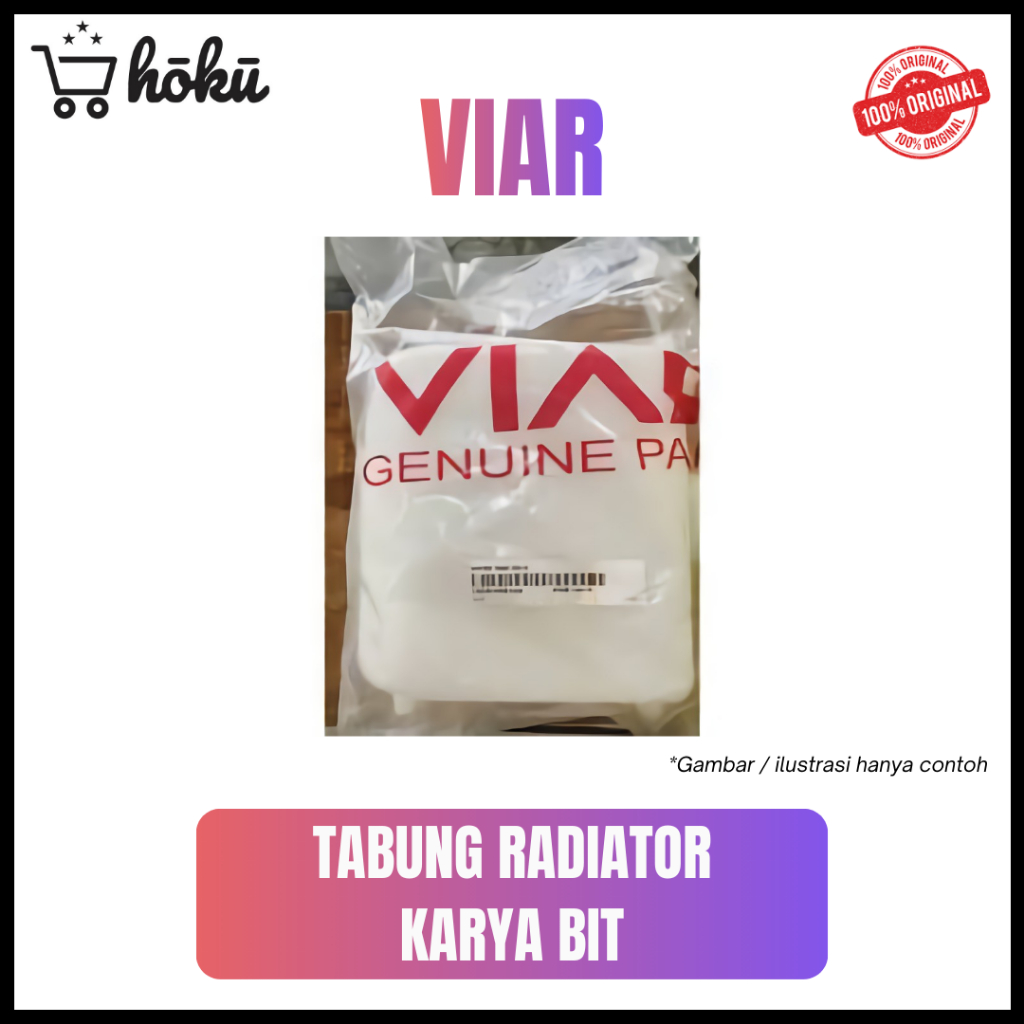 VIAR BIT 100 CC - Tabung Radiator Karya Bit / Tempat Air Radiator Roda Tiga Sparepart Viar