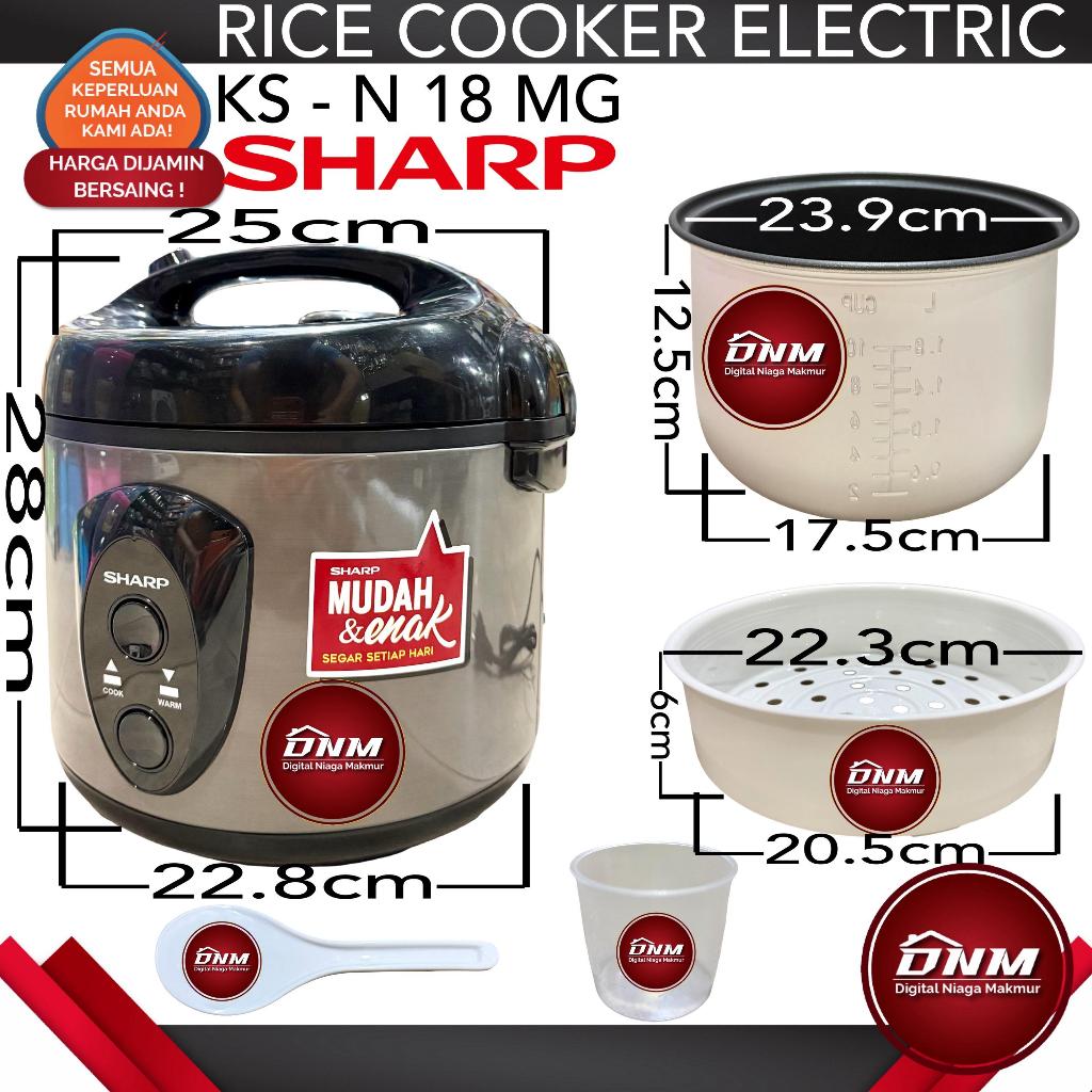Sharp Magic Com KS N 18 MG / Rice Cooker Sharp KS N18MG SL / SHARP Magic Com KSN 18