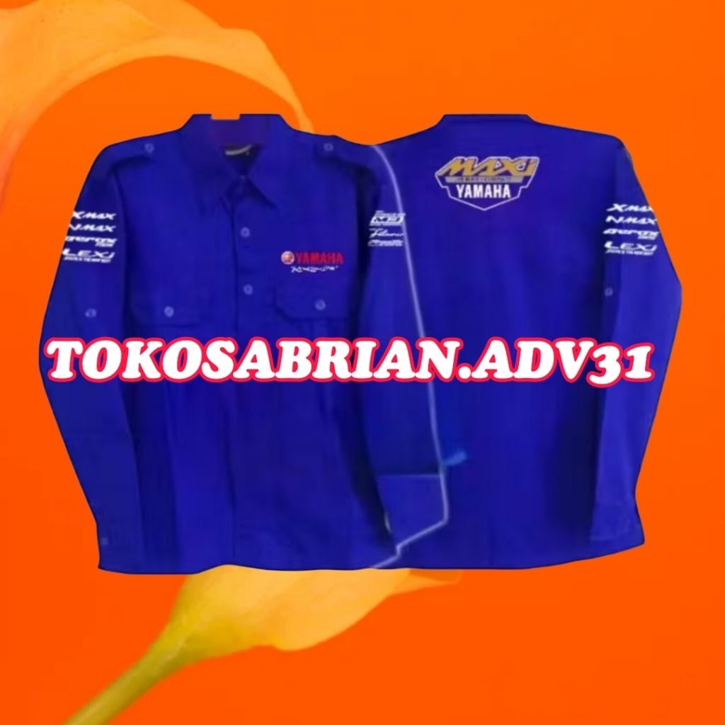 Kemeja Yamaha Maxi Baju Yamaha Maxi Seragam Yamaha Maxi