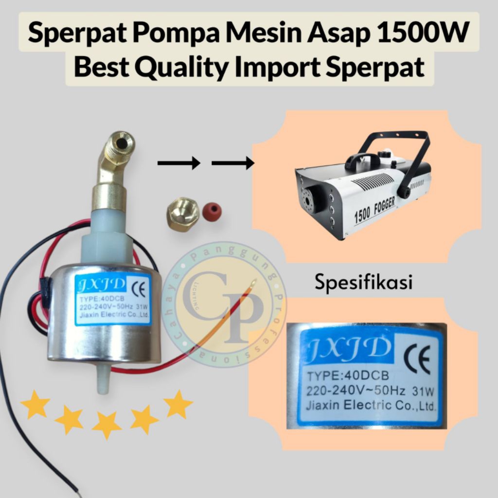 Pompa Mesin Asap Fogging Machine 1500W Smoke Machine