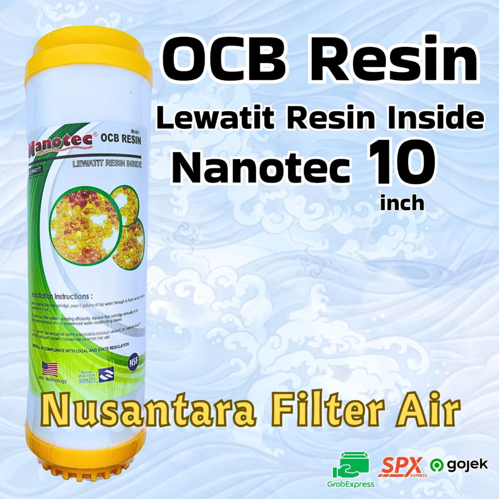 Cartridge OCB Resin Nanotec 10 Inch / OCB Resin Nanotech / Filter Resin 10inch / OCB Resin