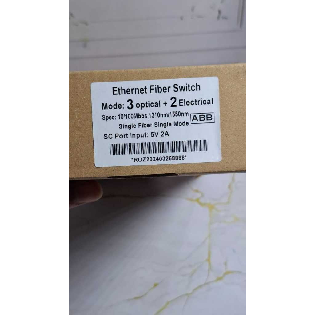 ABB Media Converter 3Fo 3Port 2Port LAN ABB 100Mbps HTB Media Fiber 3Fo 2 LAN