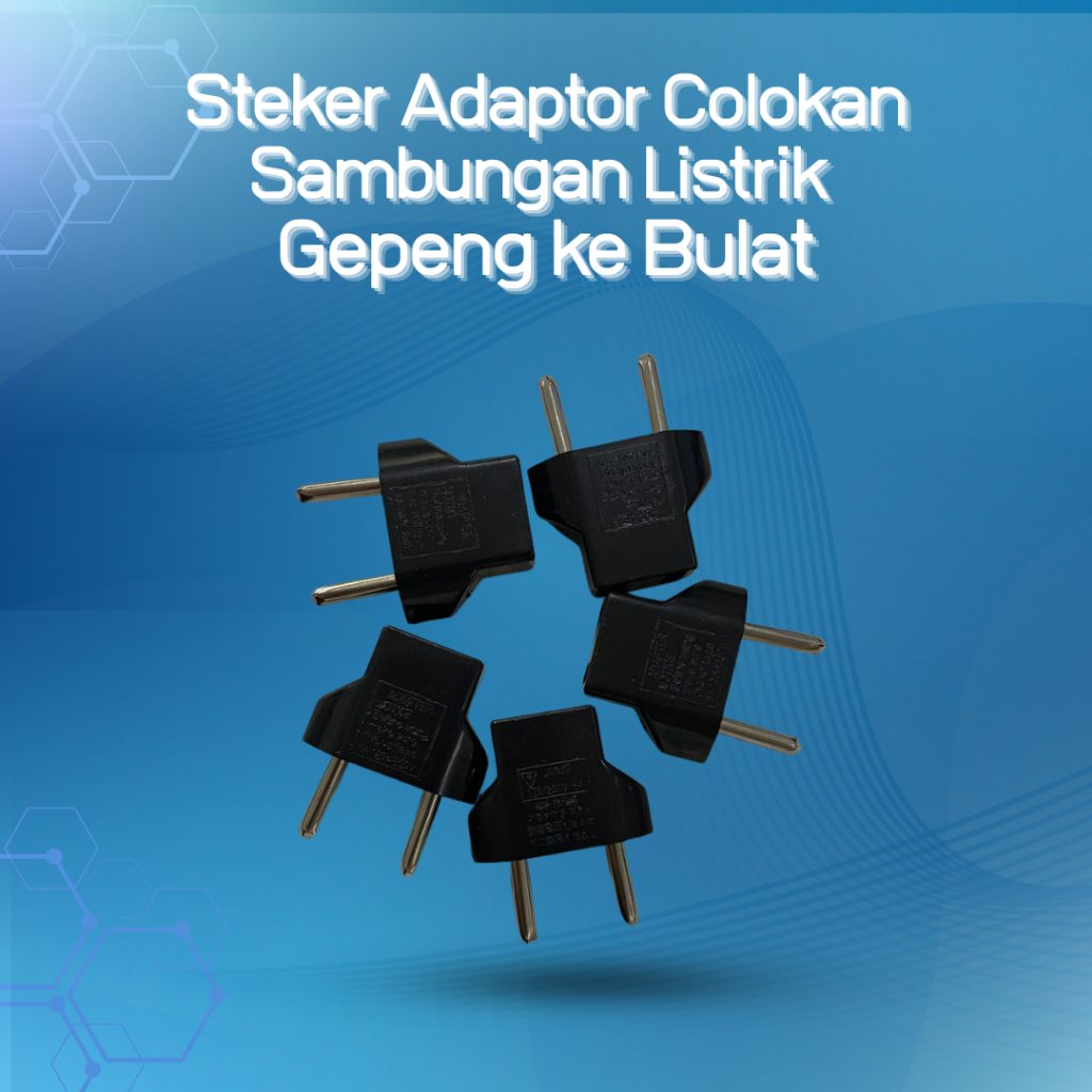 Sambungan Kepala Adaptor Charger Colokan Listrik Over Steker Gepeng — 9