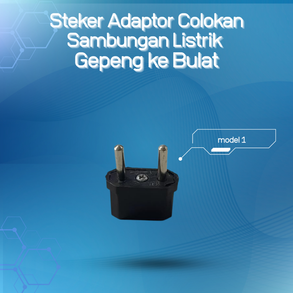 Sambungan Kepala Adaptor Charger Colokan Listrik Over Steker Gepeng — 10