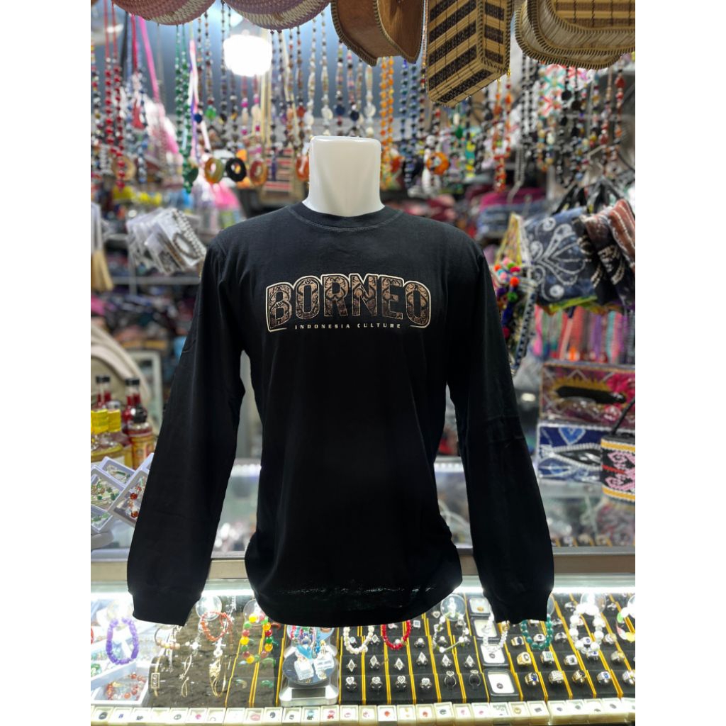 Baju kaos pria/wanita khas kalimantan