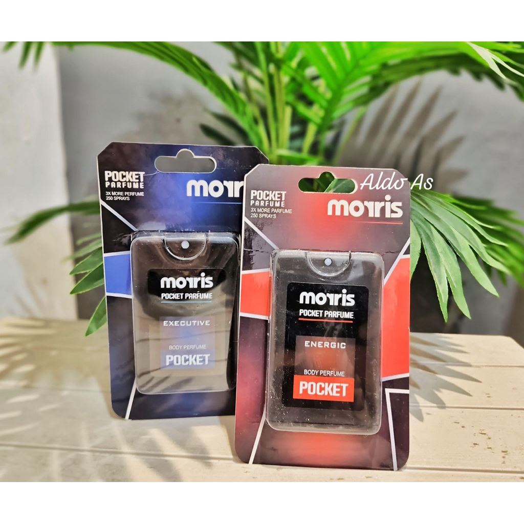Morris Pocket Parfum Elegan 18ml Parfum Saku Pria