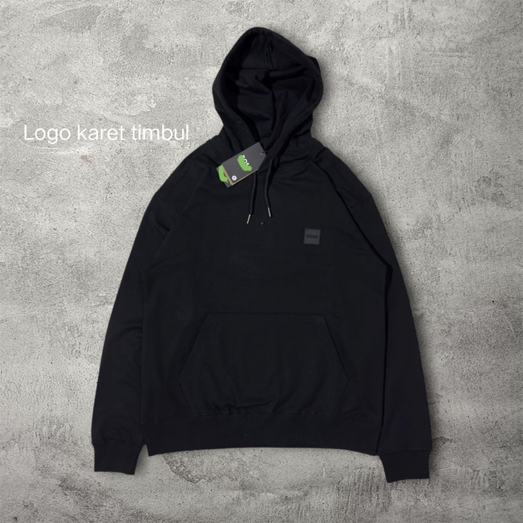 HOODIE BS PRIA LIKE ORI HITAM POLOS