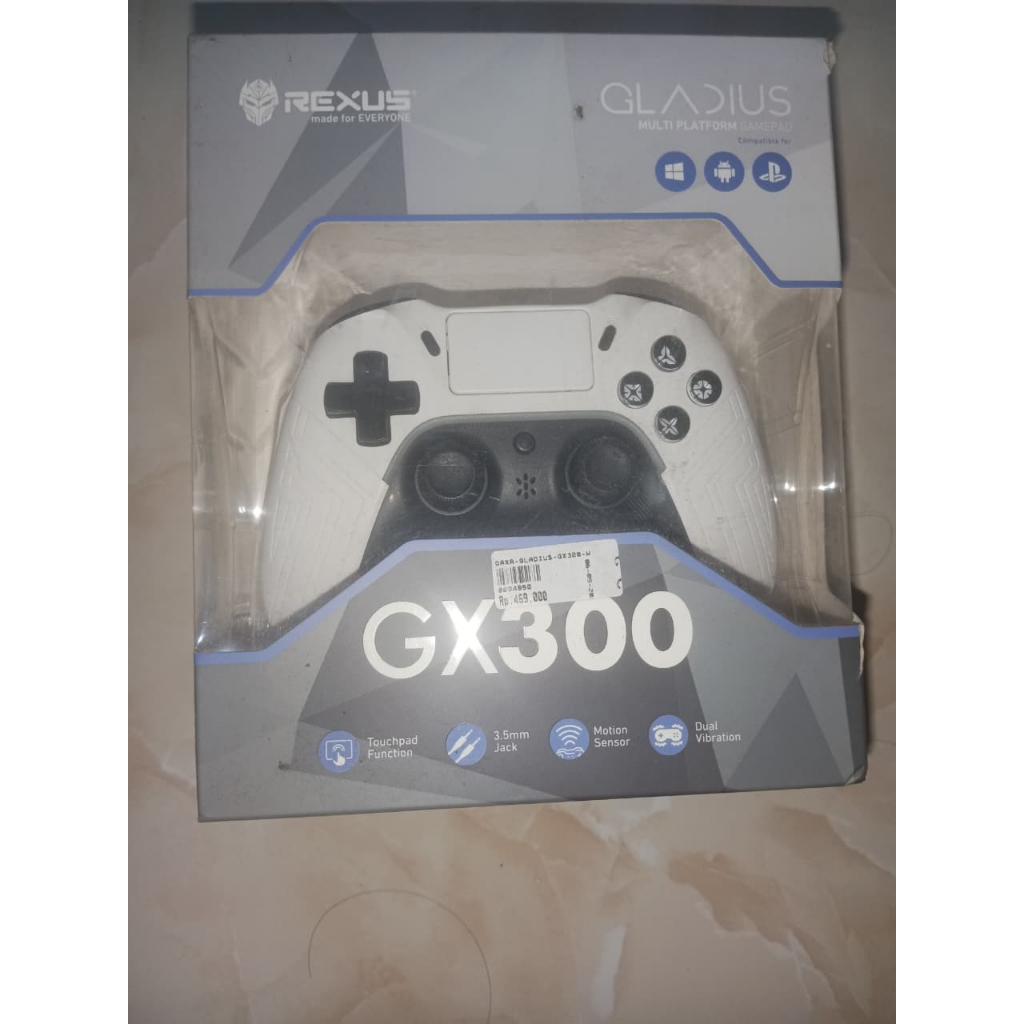 REXUS Gamepad Bluetooth Gladius GX300 Second Nego Bluetooth 4.2 Analog 360°