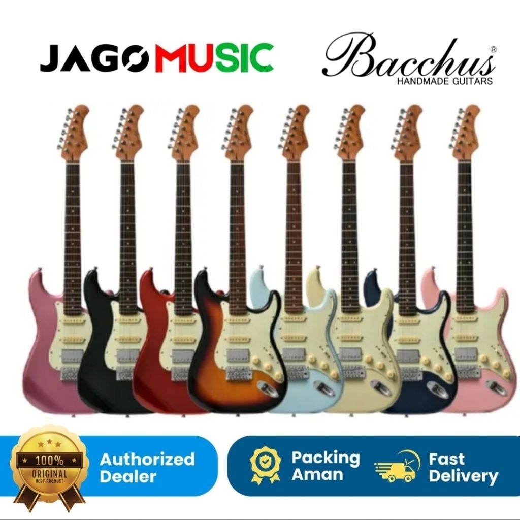 Guitar Gitar Elektrik Gitar Bacchus BST2RSM/R Gitar Bacchus BST 2RSM Rosewood