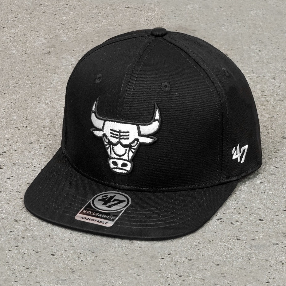 Topi Bulls Baseball Pria Topi NBA Import Mirror ORI