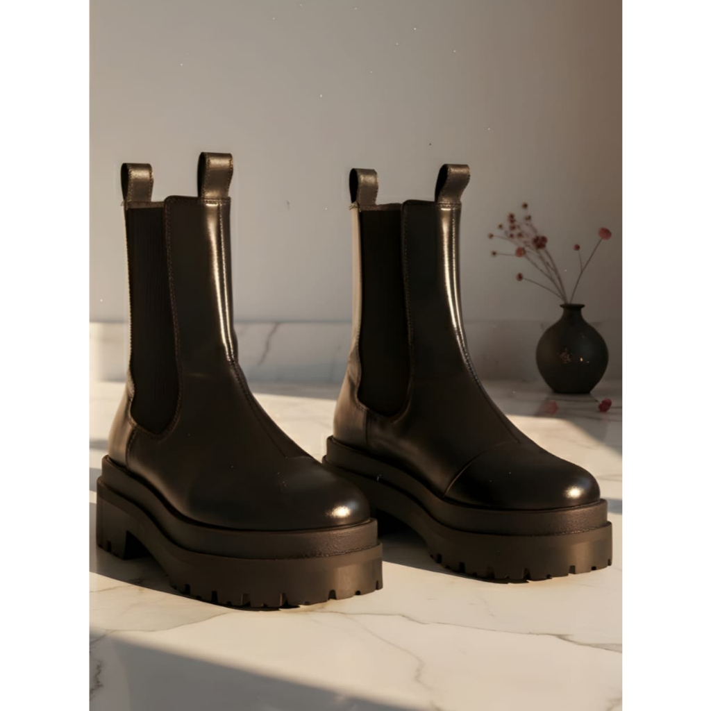 Sepatu Divided H&M Chunky Chelsea Boots