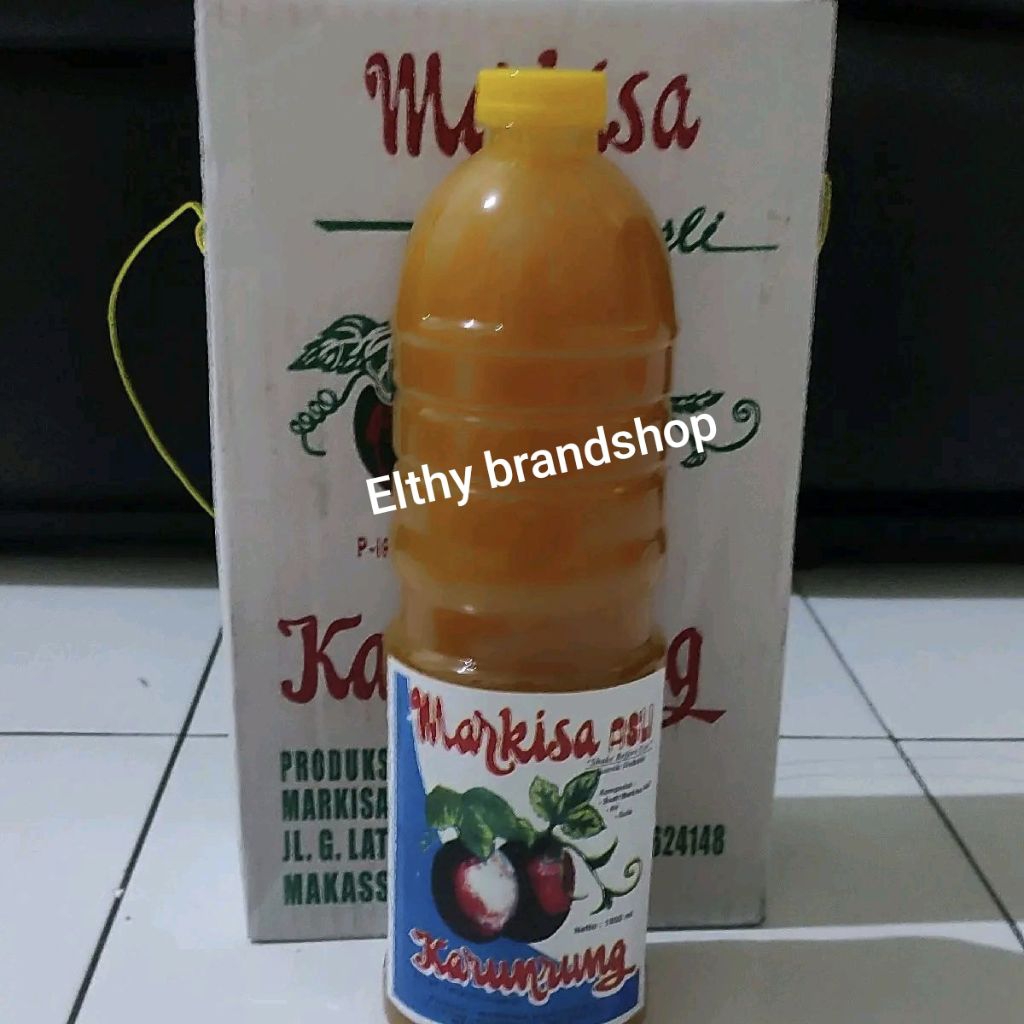 Markisa KARUNRUNG 1 Liter Sari Buah Markisa Asli Khas Makassar