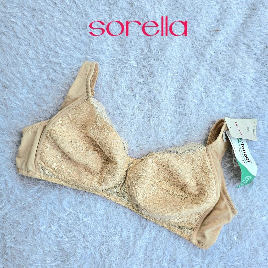 BRA SORELLA TANPA KAWAT 36C 38C WIRELESS NON WIRE BH WANITA SORELA
