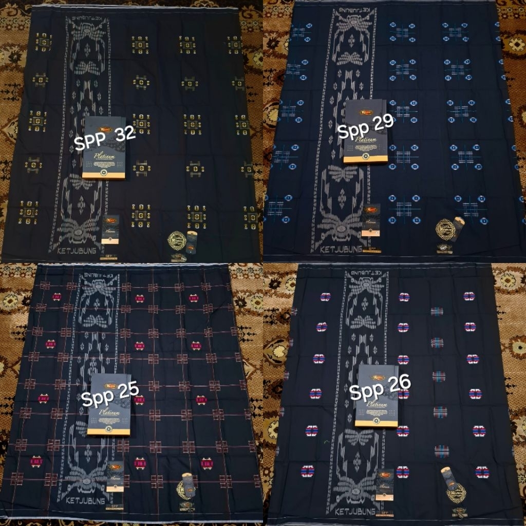 Sarung Ketjubung Original 100% || Sarung Ketjubung Songket || Sarung Ketjubung Platinum Gold & Silve