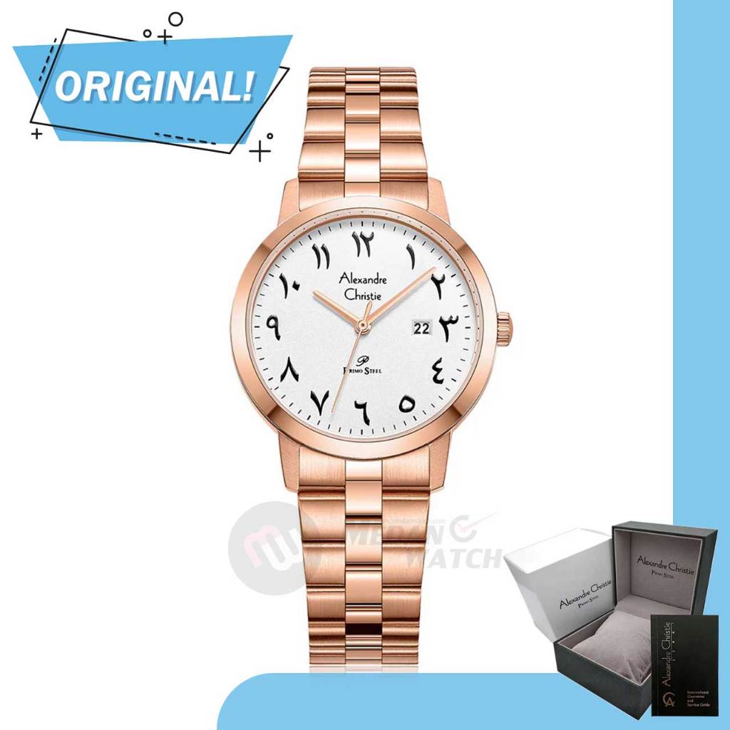 Jam Tangan Wanita Analog Alexandre Christie 1007LD AC1007 AC 1007 LD 1007 LDBRGSLBA Original Garansi