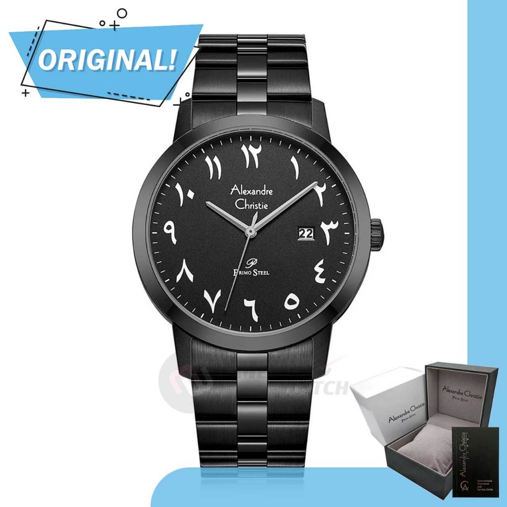 Jam Tangan Pria Analog Alexandre Christie 1007MD AC1007 AC 1007 MD 1007 MDBIPBASL Original Garansi R