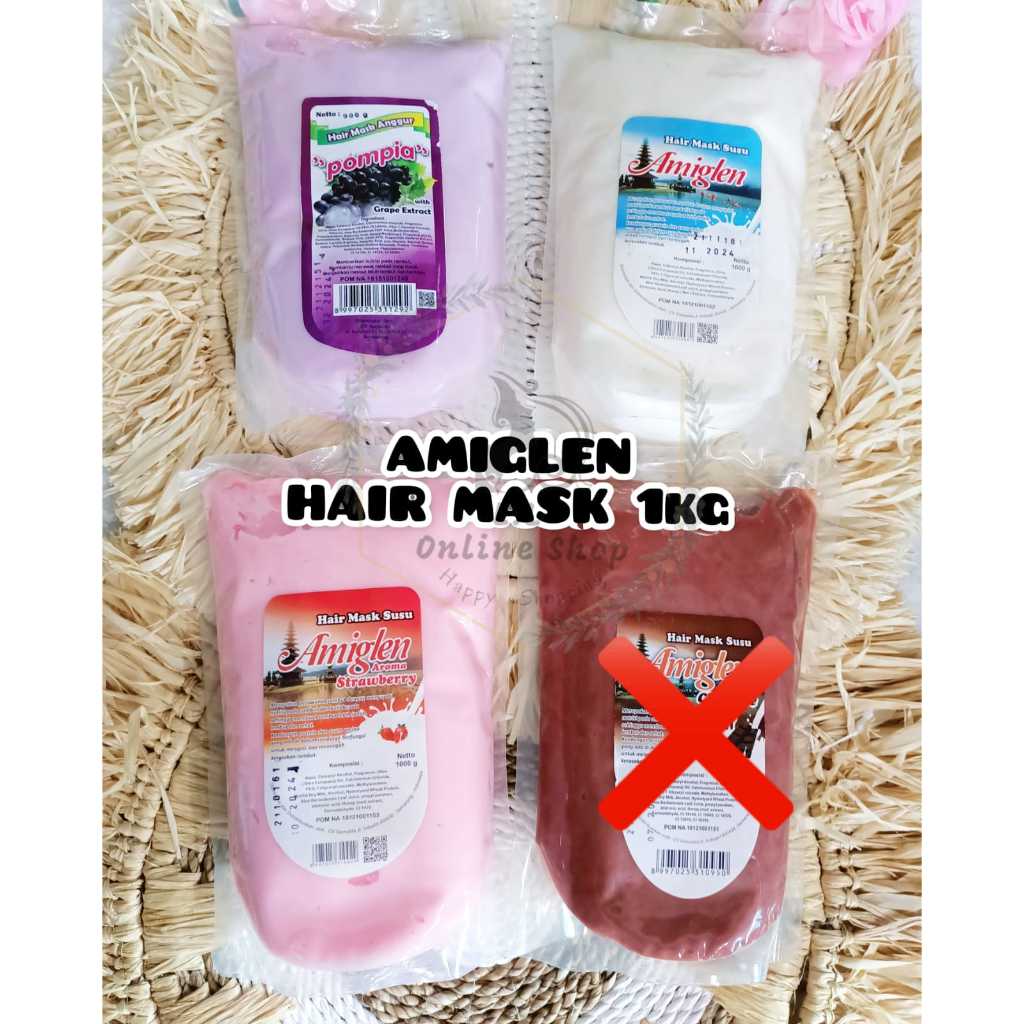 Pompia / amiglen hair mask susu 1kg