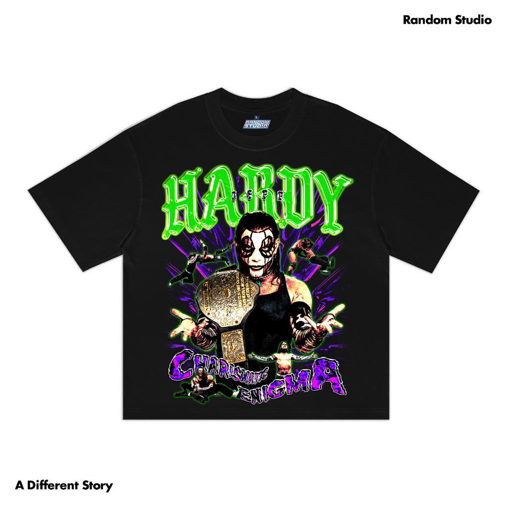 Random Studio Boxy T-Shirt Heavyweight 16s Jeff Hardy