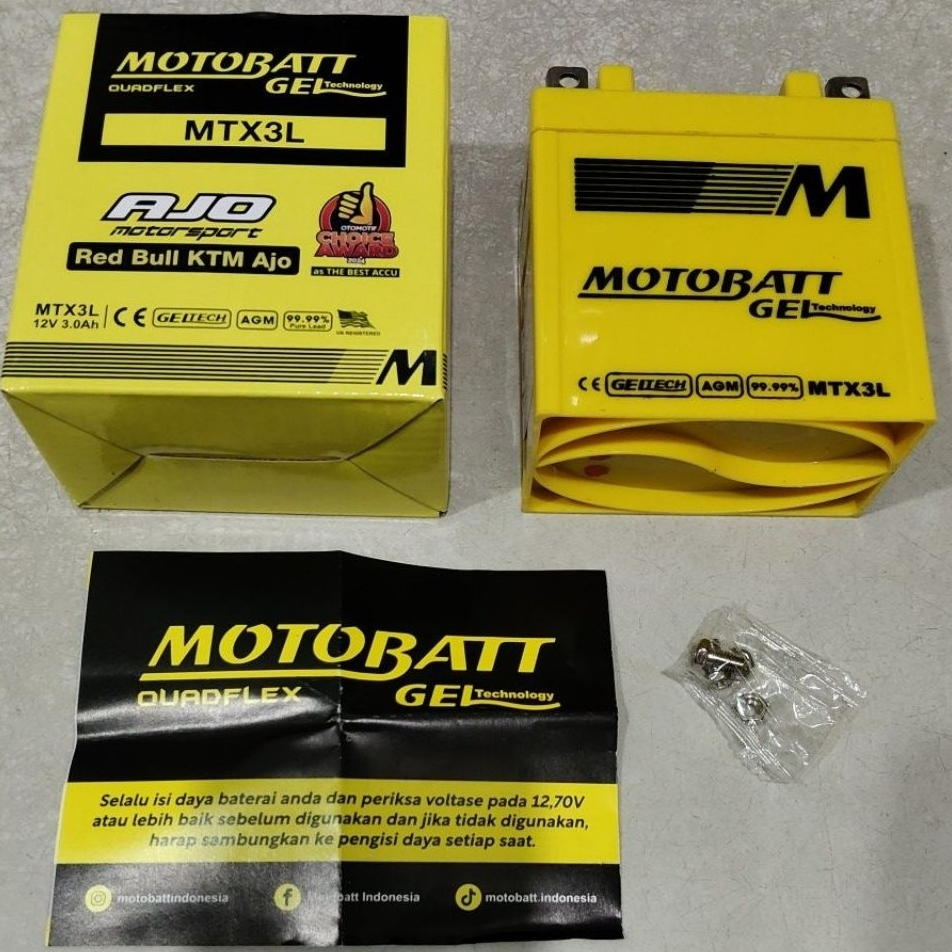 AKI MOTOR MOTOBATT MTX3L