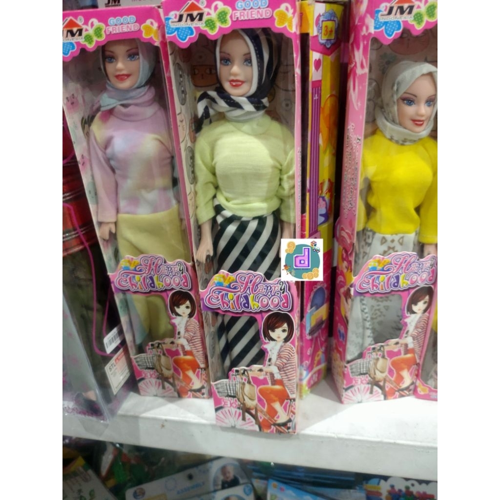 Boneka Barbie / Barbie Hijab / Barbie Berkerudung/ Barbie Syar'i / Barbie Muslimah